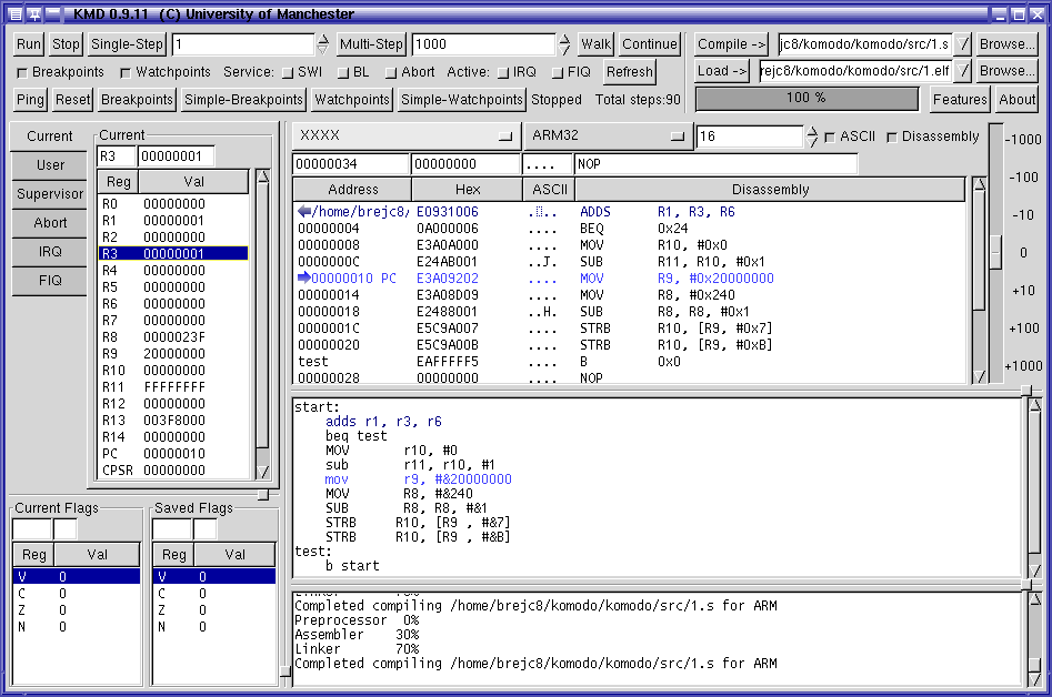 KMD Main Window